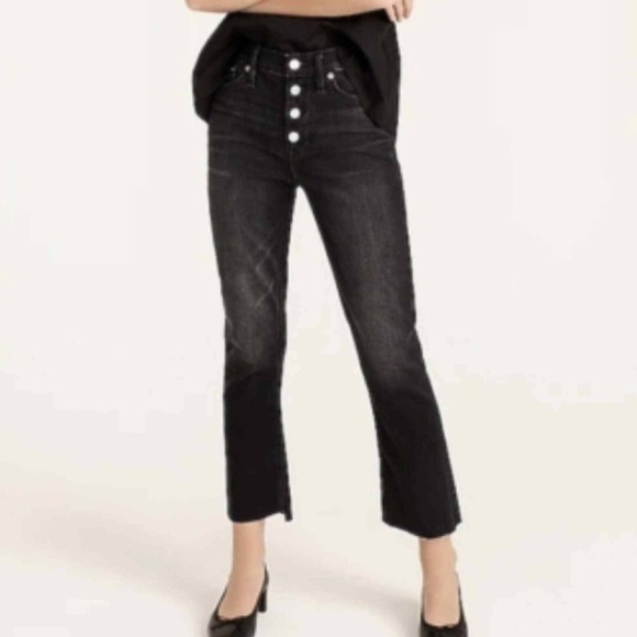 J. Crew Billie Demi Boot Leg Crop Jeans New with tags - Picture 2 of 8